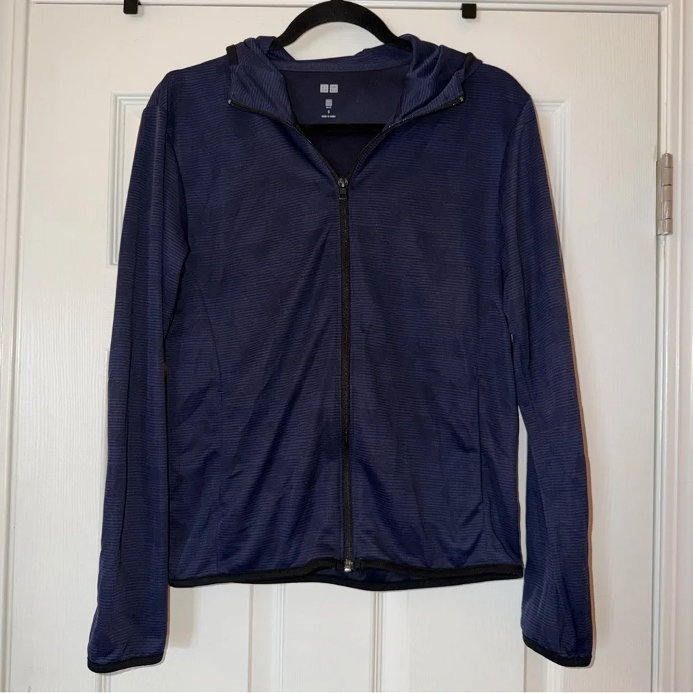 Uniqlo Deep Blue Zip-Up Jacket